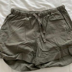 Roots Green Shorts